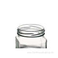 210ml Square Glass Short Jars